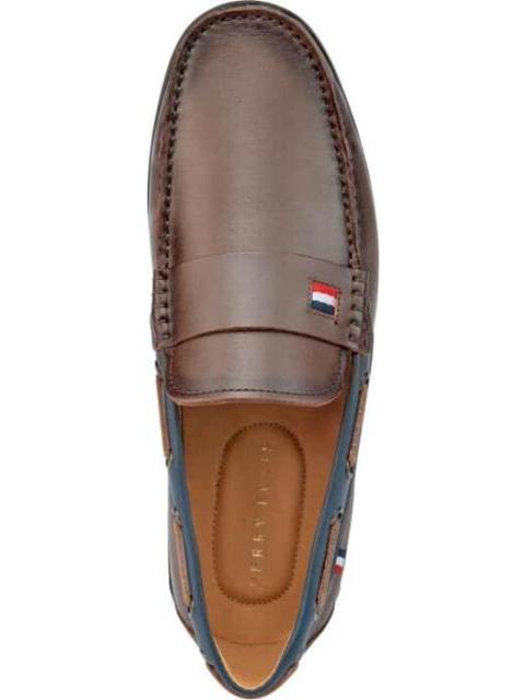 CASUAL MOCASIN MOCASIN ANTIFAZ COGNAC PERRY ELLIS - Imagen 3