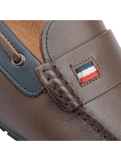 CASUAL MOCASIN MOCASIN ANTIFAZ COGNAC PERRY ELLIS - Imagen 6