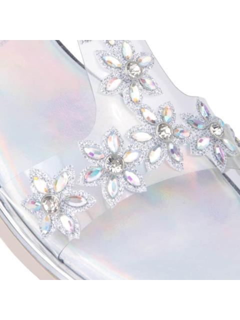 SANDALIA BRILLOS PLATA VIVIS SHOES KIDS - Imagen 6
