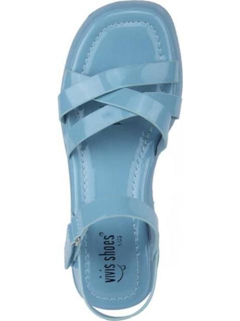 SANDALIA CON PLATAFORMA AZUL VIVIS SHOES KIDS - Imagen 3