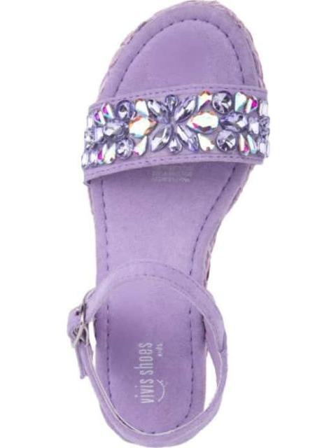 SANDALIA CON PLATAFORMA LILA VIVIS SHOES KIDS - Imagen 3