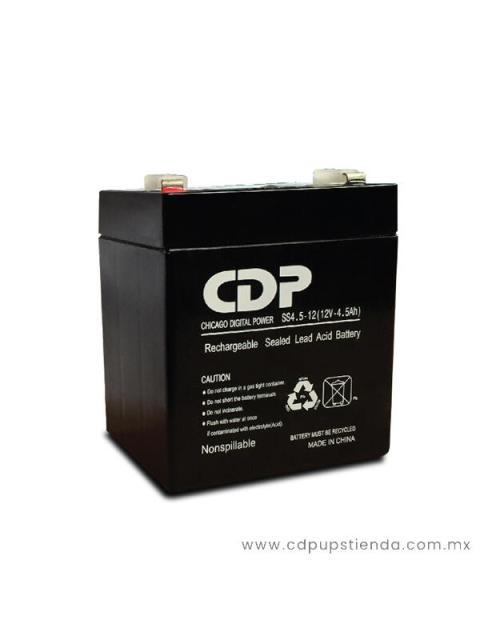 CDP BATERIA DE REEMPLAZO PARA NO BREAK SLB 12-4.5 12V 4.5AH