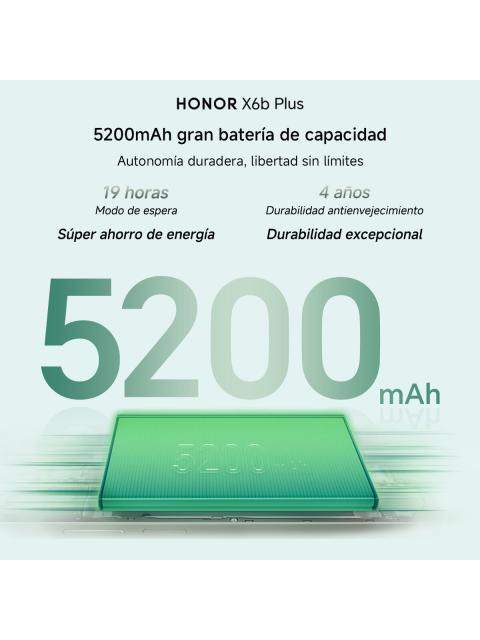 CELULAR HONOR X6B PLUS 256 GB 8GB RAM VERDE FORESTA - Imagen 3
