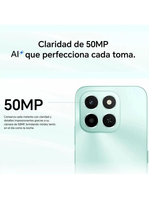 CELULAR HONOR X6C 6GB RAM 128GB ROM DUAL SIM MIDNIGHT BLACK - Imagen 4