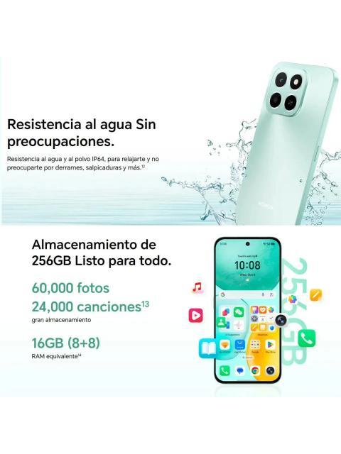 CELULAR HONOR X6C 6GB RAM 128GB ROM DUAL SIM MIDNIGHT BLACK - Imagen 6