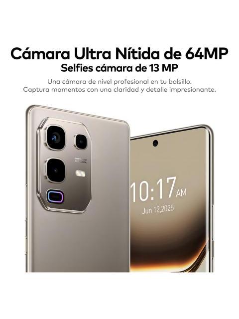 CELULAR INFINIX NOTE 50S 5G AI PHONE PANTALLA 3D CURVADA ULTRA DELGADA 256GB ROM 8GB RAM MORADO 6.78QUOT; 144HZ AMOLED 5200MAH CARGA RAPIDA 45W - Imagen 6