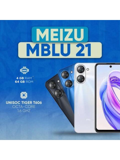CELULAR MEIZU MBLU 21 4GB RAM 64GB ALMACENAMIENTO DUAL SIM PANTALLA 6.79 CONECTIVIDAD 4G BATERIA 4900 MAH PANTALLA 90HZ CAMARA PRINCIPAL 13MP CAMARA FRONTAL 8MP NEGRO - Imagen 3