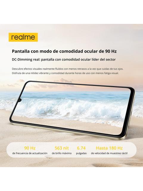 CELULAR REALME NOTE 70 4GB 128GB SMARTPHONE OCTA-CORE CHIPSE BATERIA 6000 MAH CON CARGADOR AMEICICANO 6.74  PANTALLA VERSION MEXICO NUEVO ORIGINAL SELLADO DE FABRICA GARANTIA DORADO - Imagen 9