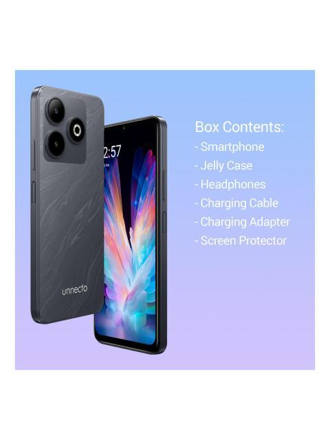 CELULAR UNNECTO BOLT 10 128 GB COLOR GRIS OSCURO - Imagen 3