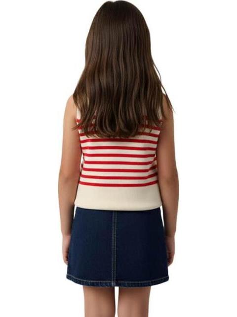 CHALECO RAYAS BEIGE/HUESO SAO PAULO - Imagen 3