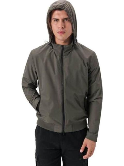 CHAMARRA BOMBER VERDE OLIVO NEXT CO - Imagen 4
