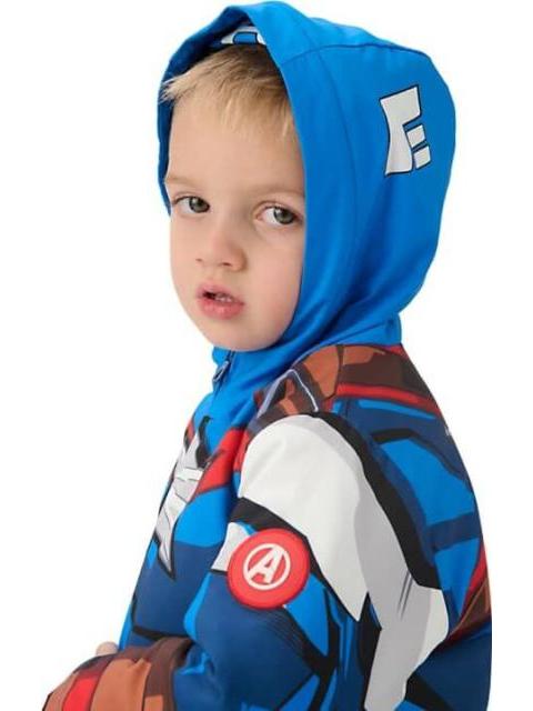 CHAMARRA CAPITAN AMERICA AZUL AVENGERS - Imagen 2
