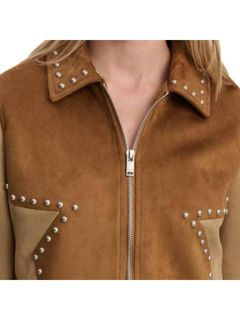 CHAMARRA DE GAMUZA CAMEL HOLLY LAND - Imagen 6