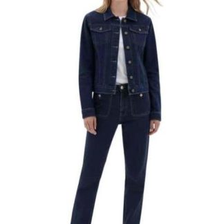 CHAMARRA DE MEZCLILLA AZUL INDIGO HOLLY LAND