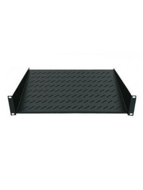 INTELLINET CHAROLA FIJA PARA RACK 40CM 2U HASTA 25KG NEGRO - Imagen 2