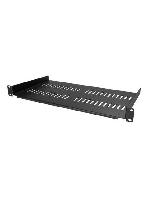 CHAROLA VENTILADA STARTECH 1U PARA RACK HASTA 20KG NEGRO CABSHELFV1U - Imagen 2