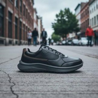 CHOCLO CASUAL URBANO CALZADO LIGERO AGUJETA NEGRO FLEXI
