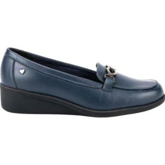 CHOCLO CON HERRAJE AZUL MARINO AZUL PLUMBAGO