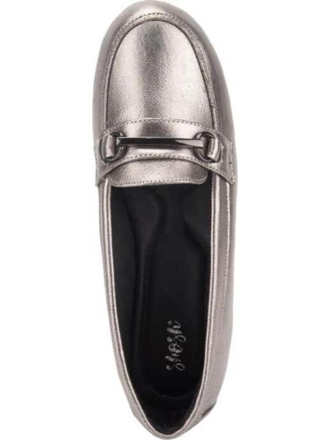 CHOCLO MOCASIN PIEL VACUNO PEWTER SHOSH - Imagen 3
