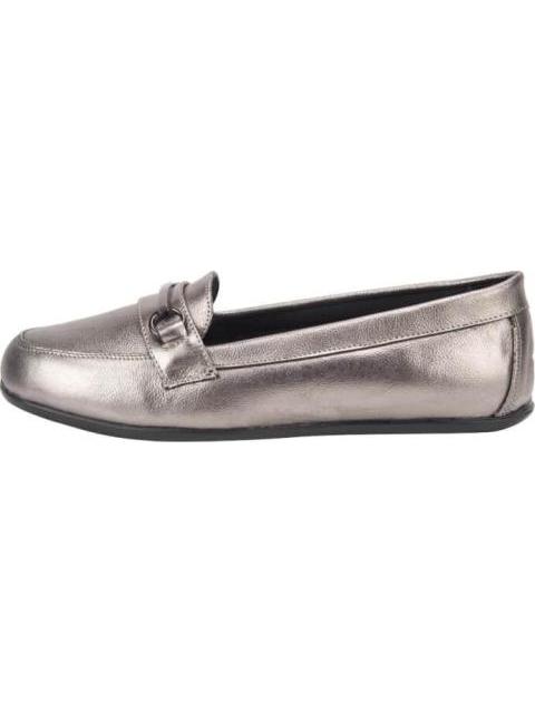 CHOCLO MOCASIN PIEL VACUNO PEWTER SHOSH - Imagen 5