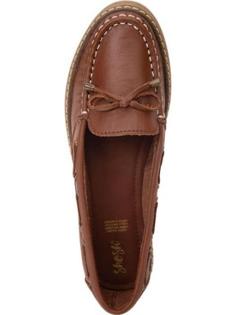 CHOCLO NAUTICO PIEL VACUNO COGNAC SHOSH - Imagen 3