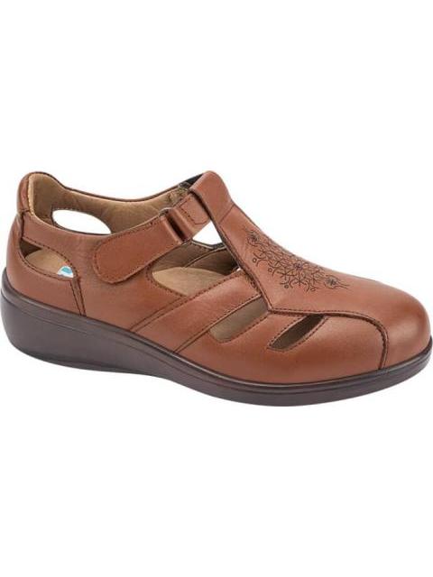 CHOCLO PIE DIABETICO COGNAC BIO SHOES - Imagen 2