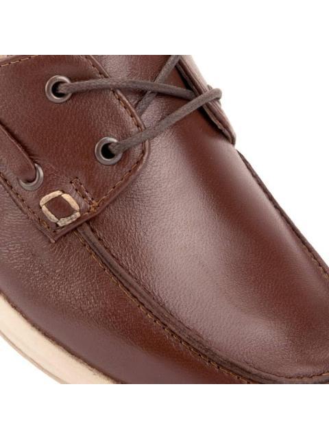 CHOCLO PISO PIEL BORREGO COGNAC JARKING SHOES - Imagen 6