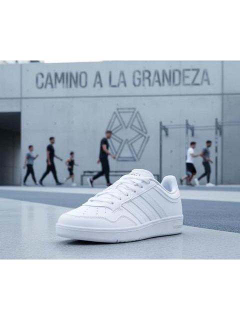 CHOCLO TENIS CASUAL URBANO ZAP HOOPS 4.0 J BLANCO ADIDAS