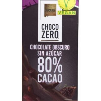 CHOCOLATE OBSCURO EN BARRA 80% CACAO 100 G PICARD CHOCOLATES