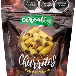 CHURRITOS RELLENOS DE CHOCOLATE 50 G CEREALTY