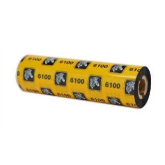 CINTA ZEBRA RIBBON CON CERA-RESINA ZIPSHIP 6100 110MM X 74M 1 ROLLO