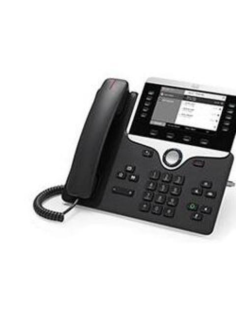 CISCO TELEFONO IP CON PANTALLA 5 8811 ALTAVOZ NEGRO ? ¡REQUIERE LICENCIA CONSULTA CON SERVICIO AL CLIENTE!
