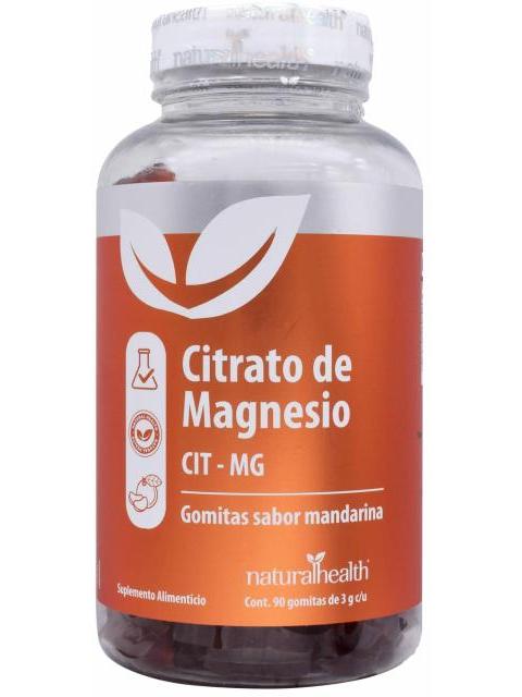 CITRATO DE MAGNESIO MANDARINA 90 GOMITAS NATURAL HEALTH