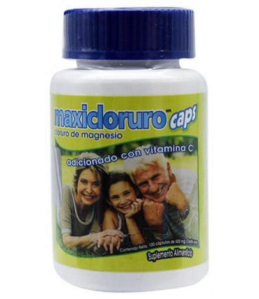 CLORURO DE MAGNESIO CON VIT C 100 CAP MAXICLORURO