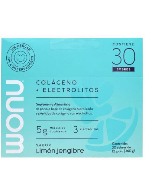 COLAGENO ELECTROLITOS LIMON JENGIBRE 12 G WONU P 30