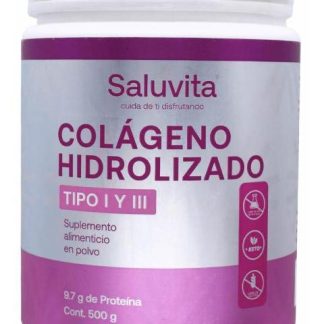 COLAGENO HIDROLIZADO TIPO I Y III 500 G SALUVITA