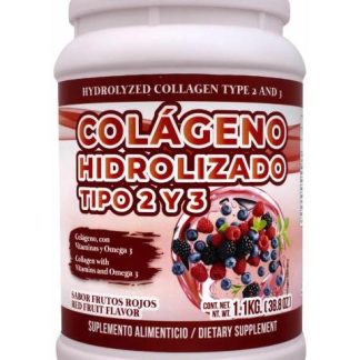 COLAGENO TIPO 2 Y 3 FRUTOS ROJOS 1.1 KG HERBOLARIA SALUDABLE