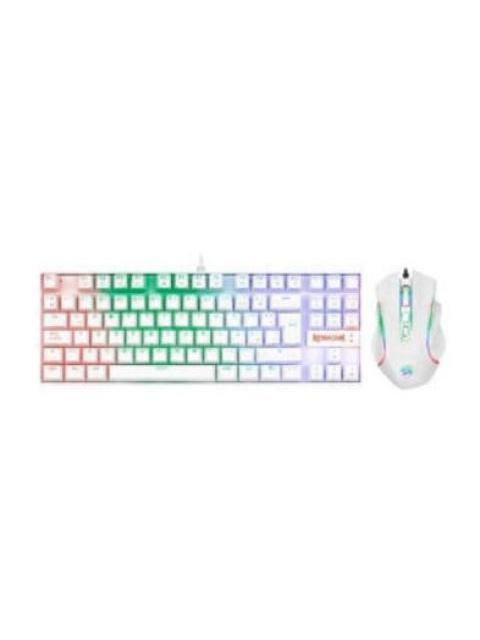 COMBO REDRAGON K552WRGBBASP JUEGO BLANCO