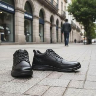 CONFORT BOTIN AGUJETA NEGRO FLEXI
