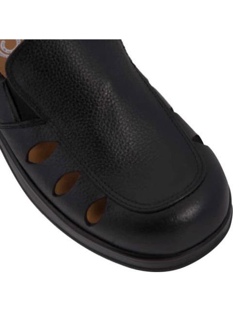 SANDALIA PIE DIABETICO DE PIEL NEGRO BIO SHOES - Imagen 4