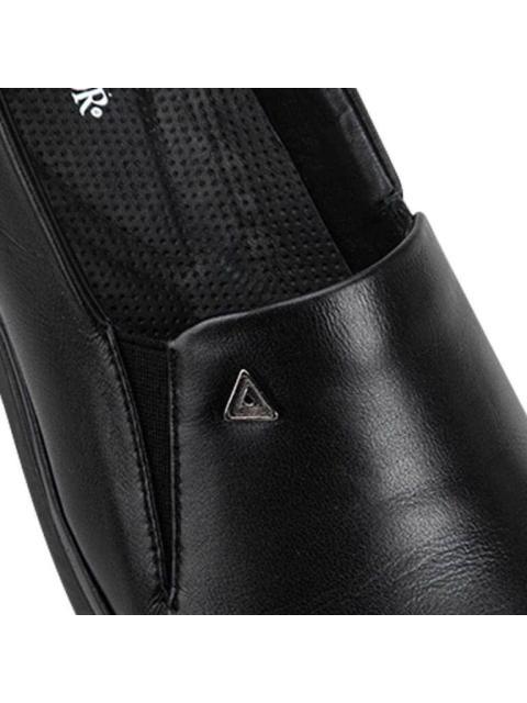 MOCASIN DE PIEL NEGRO CALZADO PAZSTOR - Imagen 4