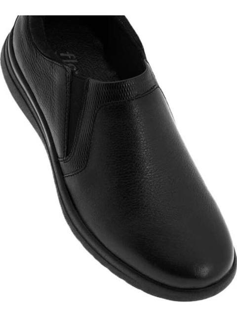 MOCASIN DE PIEL NEGRO FLEXI - Imagen 4
