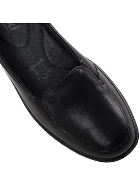 MOCASIN DE PIEL NEGRO FLEXI - Imagen 4