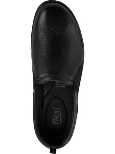 MOCASIN DE PIEL NEGRO FLEXI - Imagen 5
