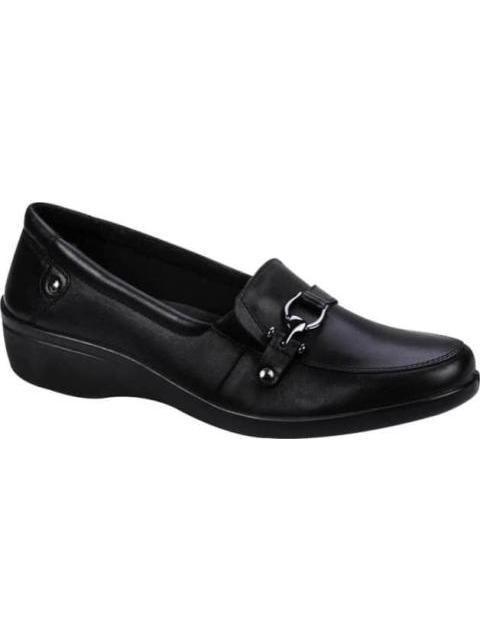 MOCASIN DE PIEL NEGRO FLEXI - Imagen 2