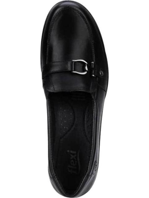 MOCASIN DE PIEL NEGRO FLEXI - Imagen 5