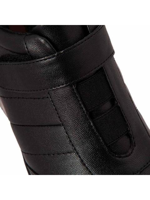 BOTIN DE PIEL NEGRO MANET - Imagen 4