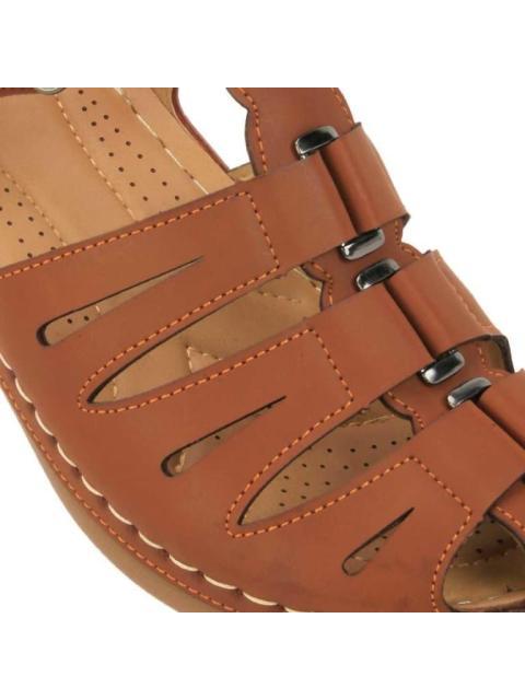 SANDALIA CONFORT CAMEL SHOSH - Imagen 4