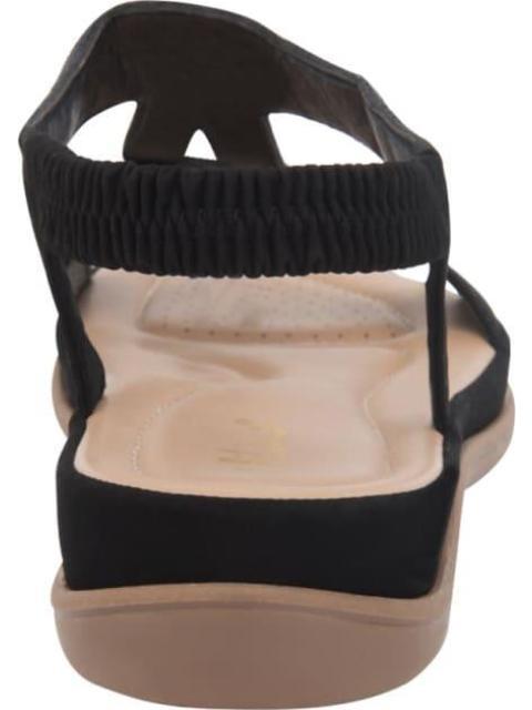 SANDALIA CONFORT CON BRILLOS NEGRO VI LINE - Imagen 3