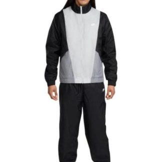 CONJUNTO 2 PIEZAS M NK CLUB WVN TRK SUIT BLANCO/NEGRO NIKE